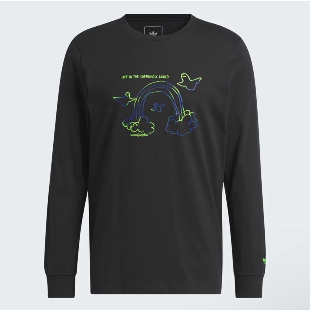 NWT Adidas Originals Shmoofoil Cloudy Long Sleeve, Size Large - Picture 1 of 7